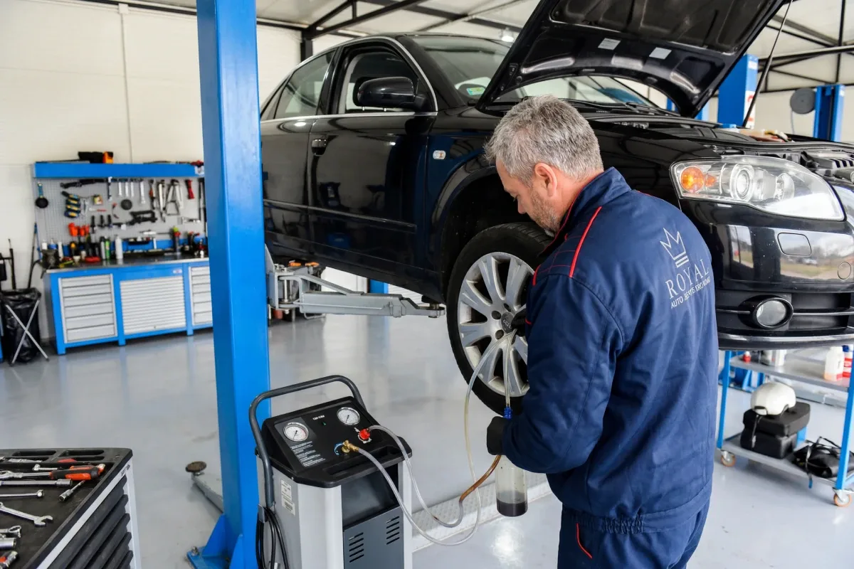 Royal auto servis Beograd | Zamena ulja u kocionom sistemu